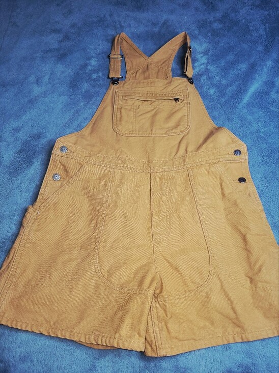 Patagonia Pants - Patagonia Women's Stand Up Overalls Shortalls Tan Brown Large L